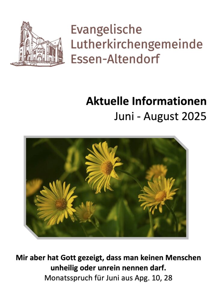 Titelblatt des neuen Gemeindebriefs